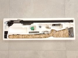 Airsoft sniper M24 Military -Digital Desert, (SW-04JC) + FREE 500 FPS UPGRADE - SERVISED [Snow Wolf]