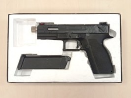 Airsoftová pistole KP-13F, hlaveň se závitem, blowback s dávkou (GBB) - SERVISOVANÁ [KJ Works]