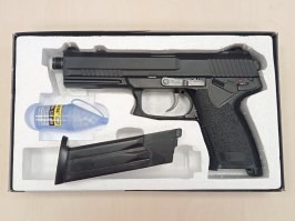 Airsoft pistol MK23 Special Operation with silencer, gas - SERVISED [ASG]