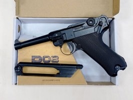 Airsoft pistol P08 Full Metal CO2 - 4 inch version, blowback - NON-FUNCTIONAL [KWC]