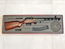 PPSh-41 EBB, Full Metal, ABS, 2 chargeurs (SW-09A) - RETOURNÉ [Snow Wolf]
