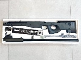 Sniper airsoft L96 (MB01C) + lunette + bipied - noir - RETOUR PAR LE CLIENT [Well]