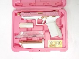 Airsoft pistol GTP9, gas blowback (GBB) - rose gold - RETURNED [G&G]