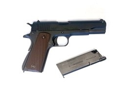 Airsoft pistol 1911 A1, full metal, gas blowback - black - RETURNED [KJ Works]