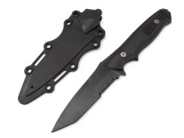 couteau factice style 141 avec couvercle en plastique - noir [EmersonGear]