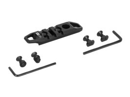 MGPCQB RIS rail for KeyMod and M-LOK handguards - 3 slots, black [A.C.M.]