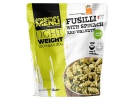 Fusilli with spinach and walnuts - Lightweight [Adventure Menu]