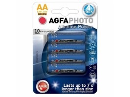 Alkaline batteries 1,5V AA / LR6 - 4pcs [AgfaPhoto]
