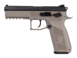 Airgun CZ P-09, CO2 blowback, cal. 4.5mm (.177) pellets - Dual Tone FDE [ASG]