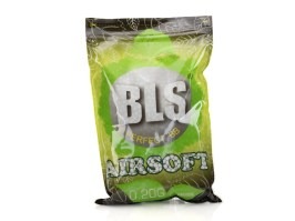 Airsoftové kuličky BLS BIO Perfect 0,20g | 5000 ks | 1 kg - bílé [BLS]