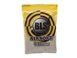 Airsoft BBs BLS Competition Match Grade 0,12g | 8300 pcs | 1 kg - white [BLS]