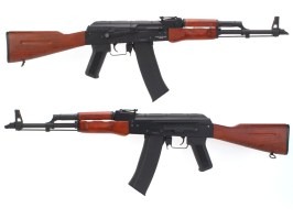 Pistola de airsoft LT-50 AK-74N ETU - acero, madera auténtica [Lancer Tactical]