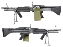 Airsoftový lehký kulomet M60 E4 MK43, celokov [A&K]