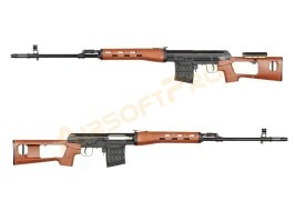 Spring action SVD Dragunov - plastic wood style - Missing part of the stock [A.C.M.]