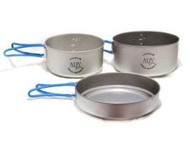 Titanium camping set TITAN PRO - large [ALB forming]