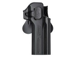 Opaskové polymerové pouzdro pro pistole Desert Eagle - černé [Amomax]