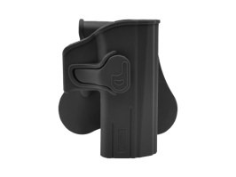 Tactical polymer holster for CZ P07, P09 - black [Amomax]