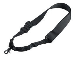 Single point sling with round hook - Black [Amomax]