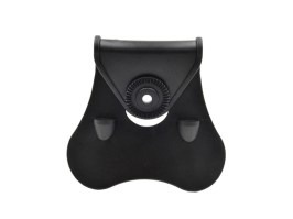 Ergonomic belt paddle for Amomax holster - black [Amomax]