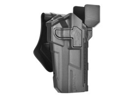 Tactical polymer holster for Hi-Capa with red-dot - black [Amomax]