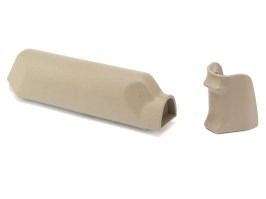 Amoeba Striker pistol grip + cheek pad set - DE [Ares/Amoeba]