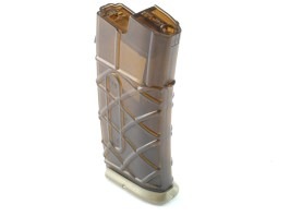 AUG AEG magazine - 330 Rounds, transparent, TAN base plate [Army Armament]