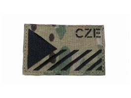 Laser Cut patch Czech Flag 8x5cm (CZE) - Multicam [AS-Tex]