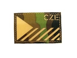 Laser Cut patch Czech Flag 8x5cm (CZE) - vz.95/TAN [AS-Tex]