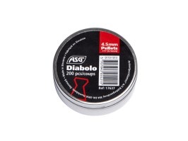 Airgun pellet diabolo 0,47g 4,5mm (cal .177) - 200pcs [ASG]