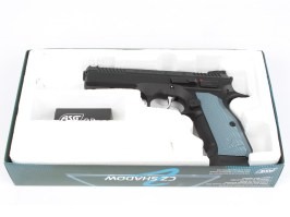 Airsoft pistol CZ SHADOW 2 - CO2, blowback, full metal - black - UNREALIBLE [ASG]