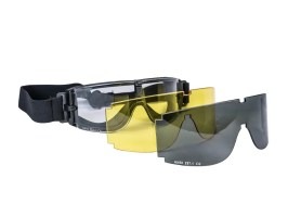 Lunettes de protection Strike Systems EP-01 noir - transparent, fumé, jaune [ASG]