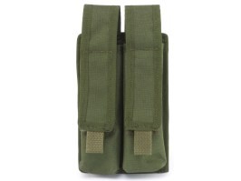 Double MOLLE magazine pouch for EVO Scorpion / MP5, MOLLE - OD [AS-Tex]