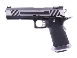 Pistola Airsoft GBB Hi-Capa 5.1 HX10 (corredera dividida) - plata [AW Custom]