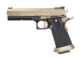 Airsoftová pistole Hi-Capa 5.1 HX10 (dělený závěr) - FDE [AW Custom]