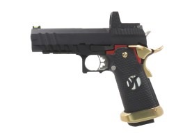 Pistolet GBB airsoft Hi-Capa 4.3 HX26 - noir/doré [AW Custom]