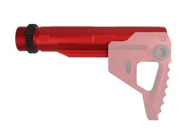 CNC lightweight aluminium stock tube - red [Big Dragon]