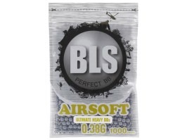 Airsoftové kuličky BLS Ultimate Heavy 0,38g 1000ks - šedé [BLS]