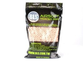 Airsoftové kuličky nasvětlovací BLS Tracer 0,25g 4000 ks - červené [BLS]