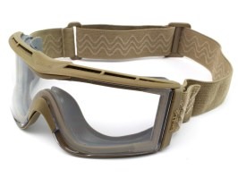 Taktické brýle X810 Platinum (X810NPSI) béžové - čiré [Bollé]