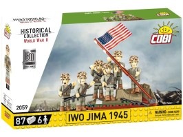 3 figurky - Vztyčení vlajky na Iwo Jimě 1945 [Cobi]