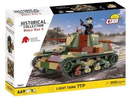 Stavebnice WW  II  Lehký tank 7TP (1:28) [Cobi]