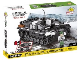 Stavebnice WW II Stug III Ausf F/8 & Flammpanzer, 2v1 (1:35) [Cobi]