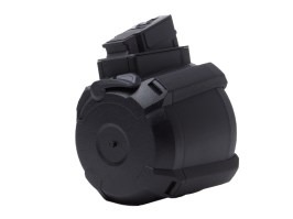 Bubnový elektrický zásobník na 1200 ran pro AK - černý [CYMA]