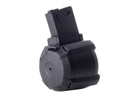Bubnový elektrický zásobník na 1200 ran pro M4, Sound Control - černý [CYMA]