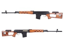 Airsoftová elektrická zbraň Dragunov SVD - celokov, pravé dřevo (CM.057) [CYMA]