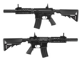 Airsoft rifle M4 RIS CQB with silencer (CM.513)  - black [CYMA]