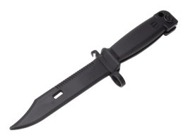 Tactical rubber knife , bayonet for AK74/SVD - Black [CYMA]