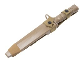 Tréninkový plastový nůž - bodák M10 - TAN [CYMA]