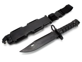 Couteau tactique en caoutchouc M9, baïonnette - Noir [CYMA]