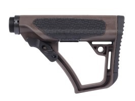 Tactical stock with the buffer tube for M4, EMG ETA license - Brown [CYMA]